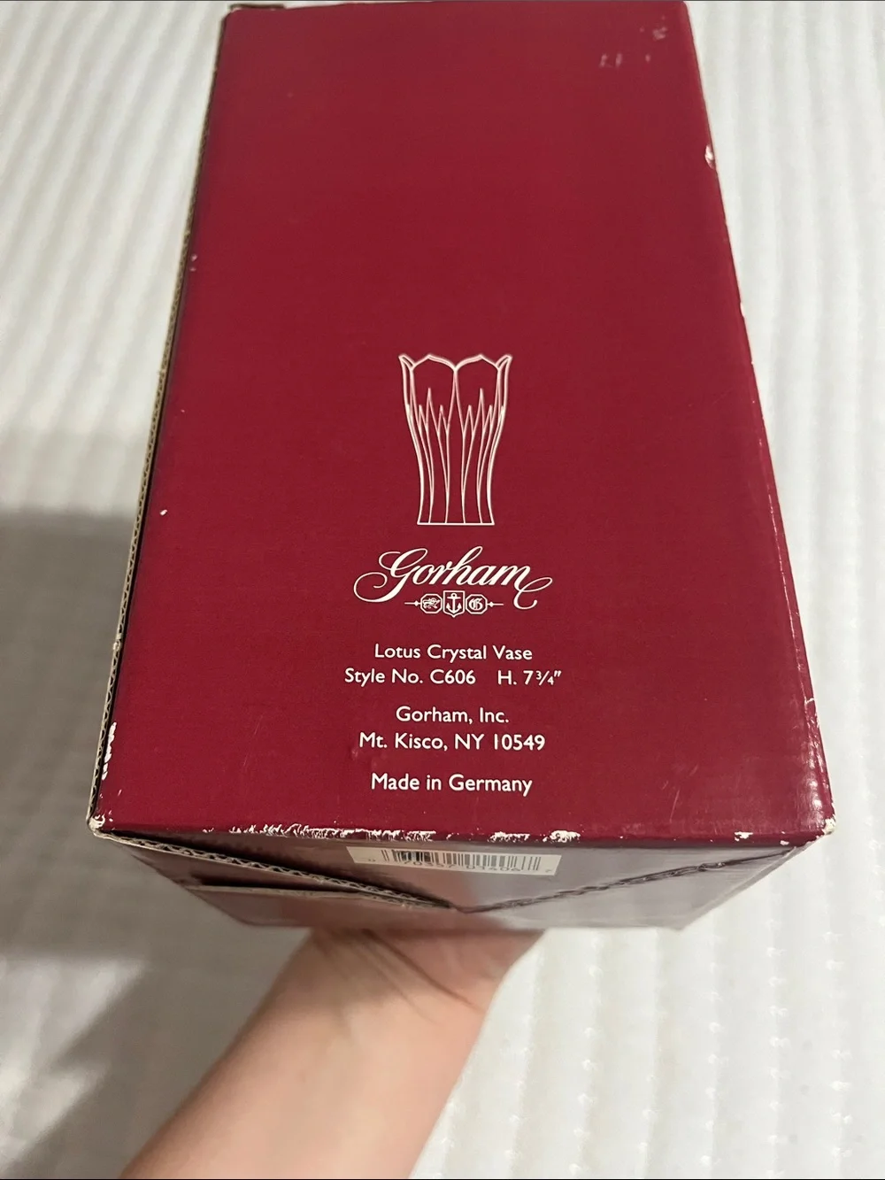 Gorham branded box